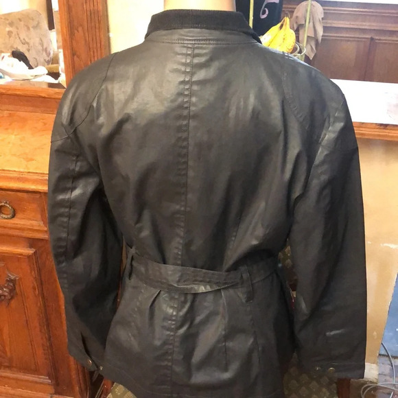 Twilight Bella Swan Banana Republic Belted Pocket Field Jacket Black Large - Picture 6 of 8